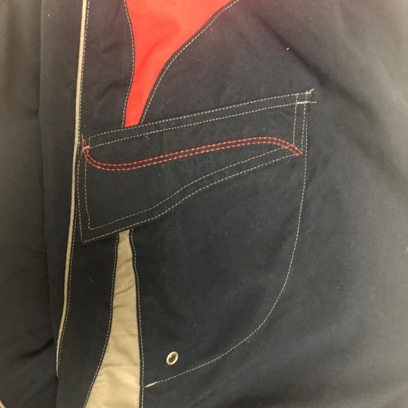 NWT Men's Striped w/ Pockets Alpine Bathing Suit - Picture 2 of 7